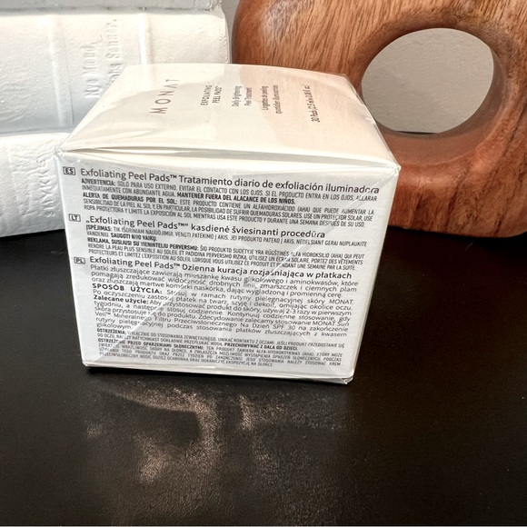New Monat Exfoliating Peel Pads Daily Brightening Peel Treatment 30 Pads - Picture 8 of 11
